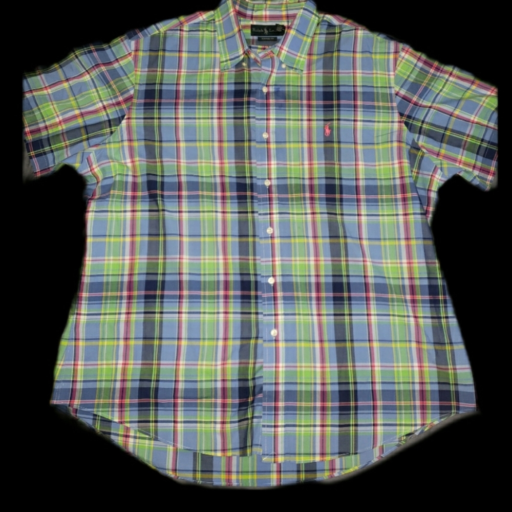 Ralph Lauren NWOT Plaid button down